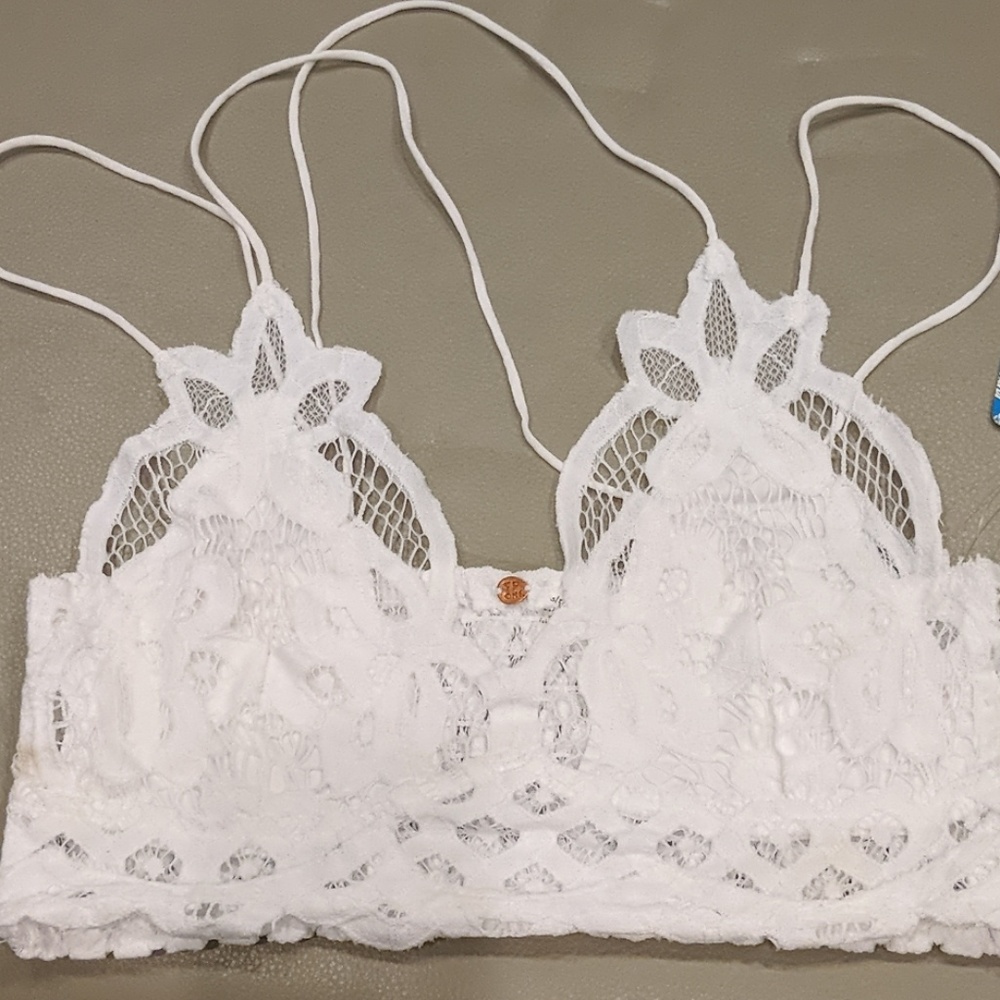 NWT Free People Adella Lace Bralette